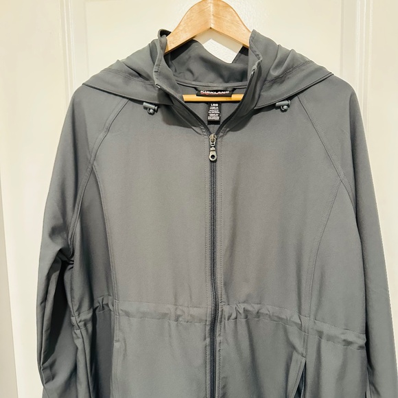 Kirkland Signature Dark Grey Ladies Anorak Jacket With Hood - Picture 5 of 10